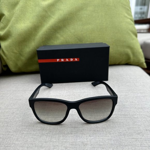 Prada Linea Rossa Other - PRADA MATTE BLACK SUNGLASSES